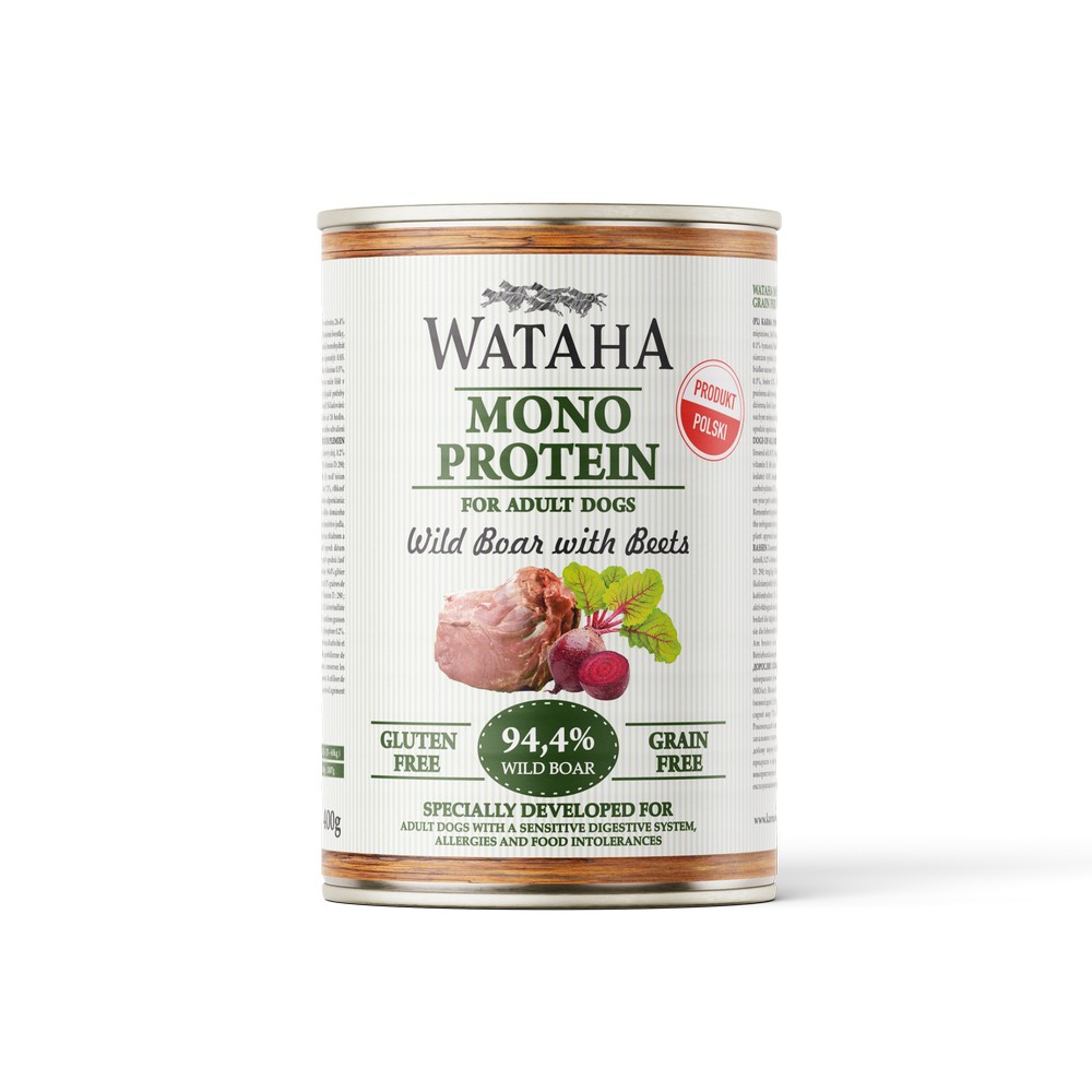 Wataha karma mokra Adult MONO Dzik z Burakami 400g