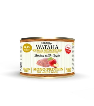 Wataha karma mokra Adult MONO Indyk z Jabłkiem 185g