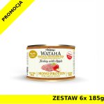 Wataha karma mokra dla psów dorosłych MONO Indyk z Jabłkiem ZESTAW 6x 185g