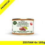 Wataha karma mokra dla psów dorosłych MONO Dzik z Burakami ZESTAW 6x 185g