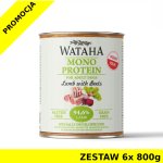  Wataha karma mokra Adult MONO Jagnięcina z Burakami ZESTAW 6x 800g