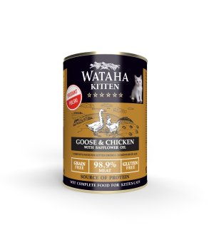 Wataha karma mokra dla kociąt Hunt Gęsina z Kurczakiem 400g