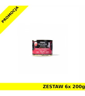 Wataha karma mokra dla kociąt Hunt Indyk z Przepiórką ZESTAW 6x 200g