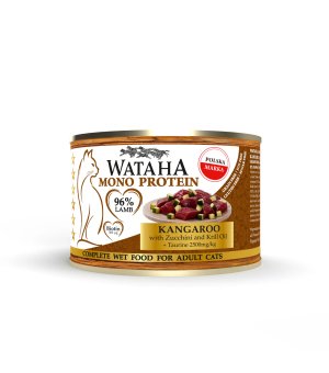 Wataha karma mokra dla kotów MONO Kangur z Cukinią 200g