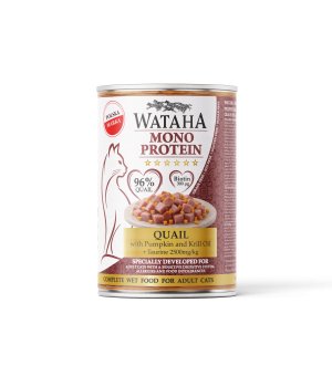 Wataha karma mokra dla kotów MONO Przepiórka z Dynią 400g
