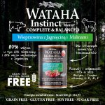 Wataha karma mokra dla psów dorosłych INSTINCT Wieprzowina z Jagnięciną i Malinami 400g