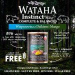 Wataha karma mokra dla psów dorosłych INSTINCT Wieprzowina z Dzikiem i Mango 400g