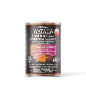 Wataha karma mokra dla psów dorosłych INSTINCT Light Indyk z Sarną o Marchewką 400g