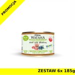 Wataha karma mokra dla szczeniąt MONO Jagnięcina z Borówką Amerykańską ZESTAW 6x 185g