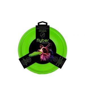 WAU DOG FLYBER - frisbee dla psa 22cm zielony