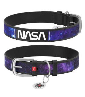 WAU DOG obroża skórzana NASA21 S 26-35cm/15mm