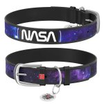 WAU DOG obroża skórzana NASA21 XXS 18-24cm/12mm 
