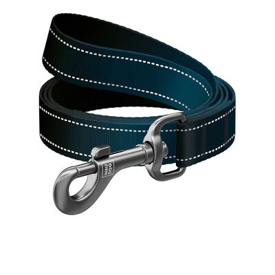 WAU DOG Smycz nylon Mono czarna M 3m/20mm