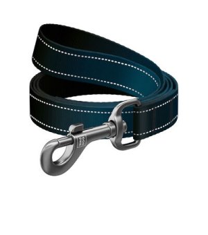 WAU DOG Smycz nylon Mono czarna M 3m/20mm