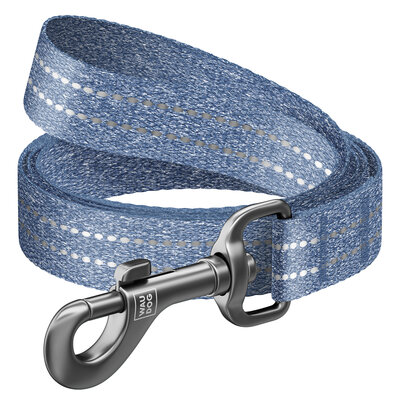 WAU DOG Smycz RE-COTTON Granatowa L-XXL 3m / 25mm
