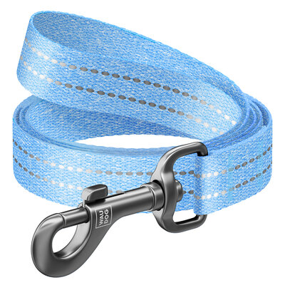 WAU DOG Smycz RE-COTTON Niebieska S 3m / 15mm