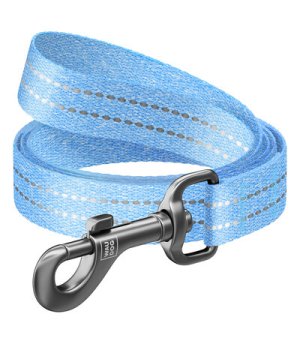 WAU DOG Smycz RE-COTTON Niebieska S 3m / 15mm