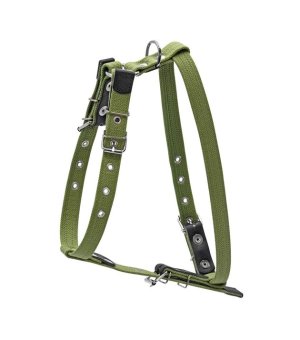 WAU DOG szelki BREZENT zielone 72-94/93-105cm / 35mm