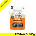 Wiejska Zagroda karma mokra dla psów dorosłych MONO Kozina z Dziką Różą 5x 500g ZESTAW