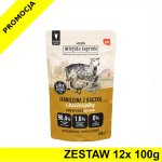 Wiejska Zagroda KOT karma mokra dla kotów dorosłych - Jagnięcina z Kaczką i Kocimiętką 12x 100g ZESTAW