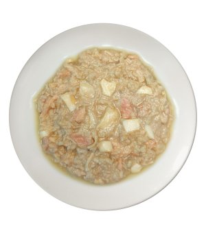 Wiejska Zagroda KOT karma mokra dla kotów dorosłych handmade  - Fileciki Kurczak z Jajkiem 85g puszka
