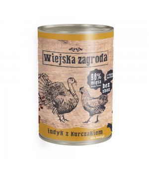 Wiejska Zagroda KOT - kitten Indyk kurczak 400g