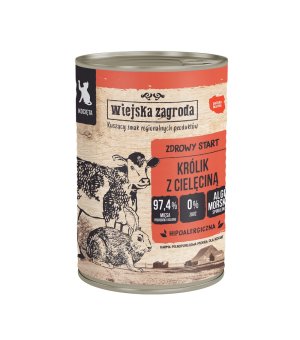 Wiejska Zagroda KOT - kitten królik cielęcina 400g