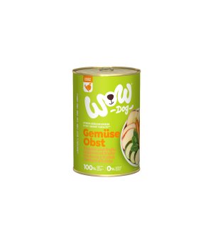 WOW Gemuse Obst VEGE - karma uzupełniająca dla psów - warzywno owocowa 400g