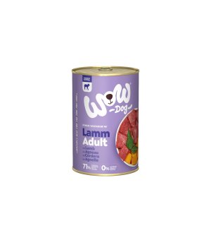 WOW Lamm mit Kurbis - karma mokra dla psów dorosłych - Jagnięcina z Dynią i Pokrzywą 400g