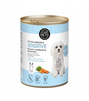 Wow!Pets karma mokra dla psów dorosłych Konina Hypoallergenic / Sensitive 400g