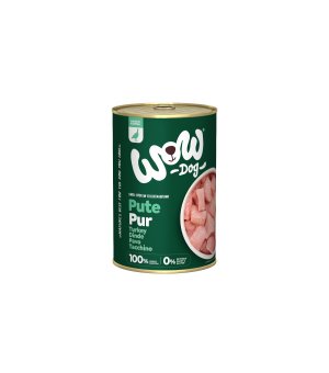 WOW Pute Pur - karma mokra dla psów dorosłych - czysty Indyk 400g
