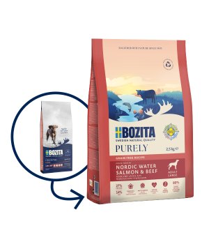 Bozita Dog Purely Adult Large Salmon & Beef 11kg