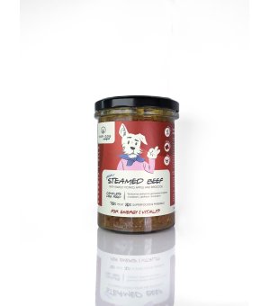 YOOPI Dog Superfoods mokra karma dla szczeniąt i psów dorosłych z gotowanej na parze Wołowiny 400g