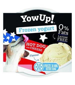 YOW UP! Jogurt do mrożenia o aromacie Hot Doga z Serem 110g - PSIE LODY