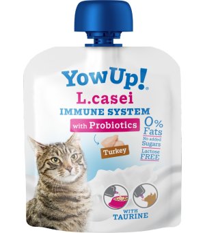 YOW UP! L.Casei Jogurt PROBIOTYKI i Indyk dla kota 85g