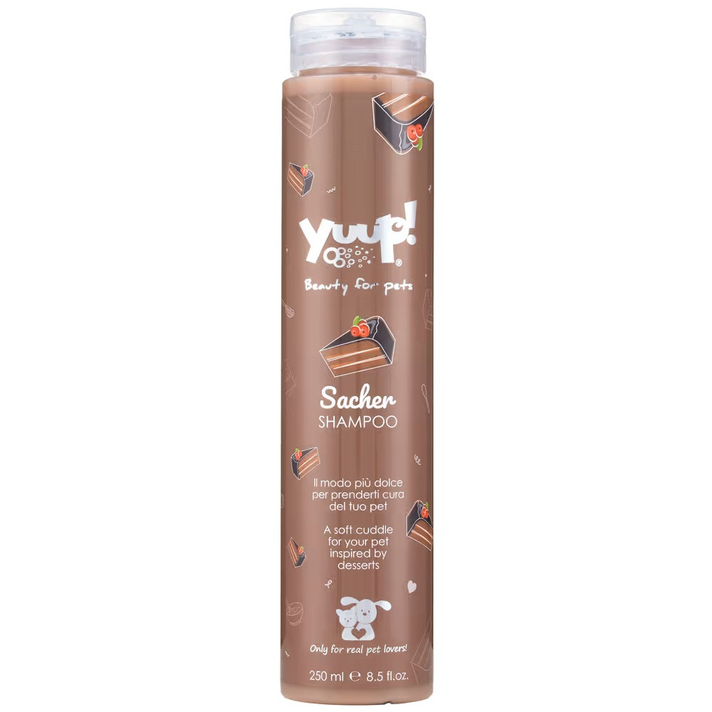 Yuup! Szampon Sacher - Perfumowany Szampon dla psa i kota - Tort Czekoladowy 250ml
