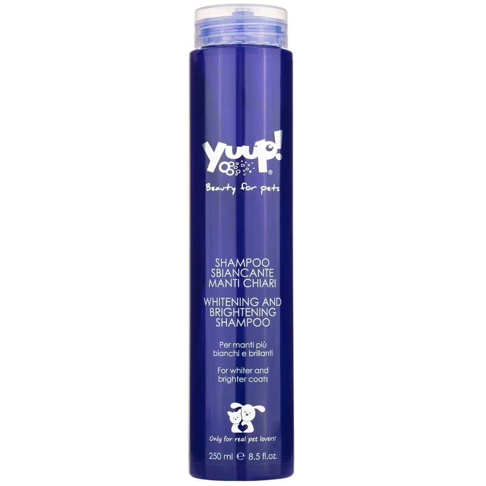 Yuup! Szampon Whitening and Brightening - Rozjaśniający Szampon dla białej i jasnej sierści dla psa i kota 250ml