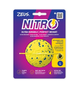 Zeus Nitro piłka zgumowym rdzeniem L 7,6cm