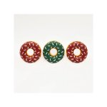 🎄🎁 ZIPPY PAWS 3-pak Świąteczne Mini Donuty latexowe