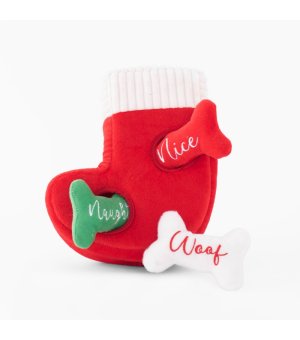 🎄🎁 ZIPPY PAWS pluszowa Norka Skarpeta z Kostkami