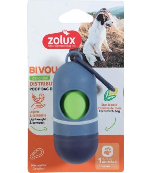 Zolux Dozownik do worków na odchody BIVOUAK niebieski