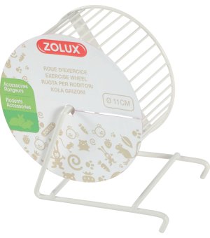 Zolux KOŁOWROTEK metalowy 11cm beżowy