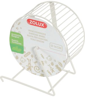 Zolux KOŁOWROTEK metalowy 14cm beżowy