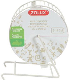 Zolux KOŁOWROTEK metalowy 14cm beżowy