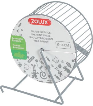 Zolux KOŁOWROTEK metalowy 14cm szary