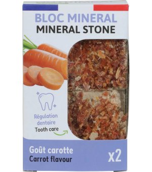 Zolux Kostki mineralne dla małych ssaków Nutrimeal z marchewką 2szt x 100g