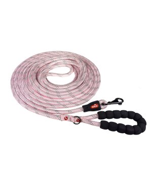 Zolux Smycz sznurowa linka dla psa 13mm / 10m Różowa