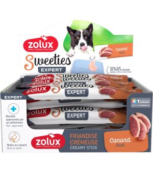 Zolux SWEETIES kremowy przysmak dla psa kaczka 14g