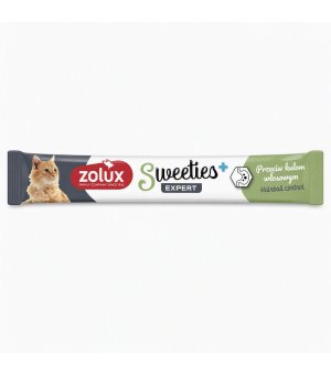Zolux SWEETIES kremowy przysmak dla kota Hairball Kurczak i Morszczuk 14g