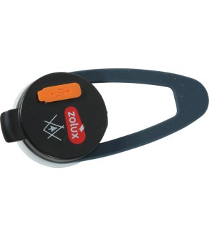 Zolux świecąca zawieszka do obroży BIVOUAK niebieska na USB